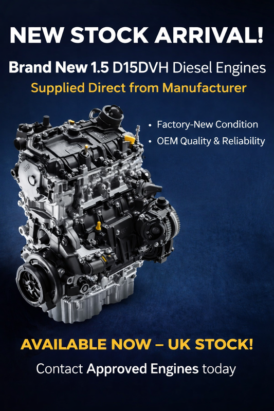 Brand new OEM 1.5 D15DVH diesel engine direct from manufacturer, UK stock available
